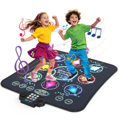 JOYCUDDLE Upgraded Dance Mat Toys for Kids...
