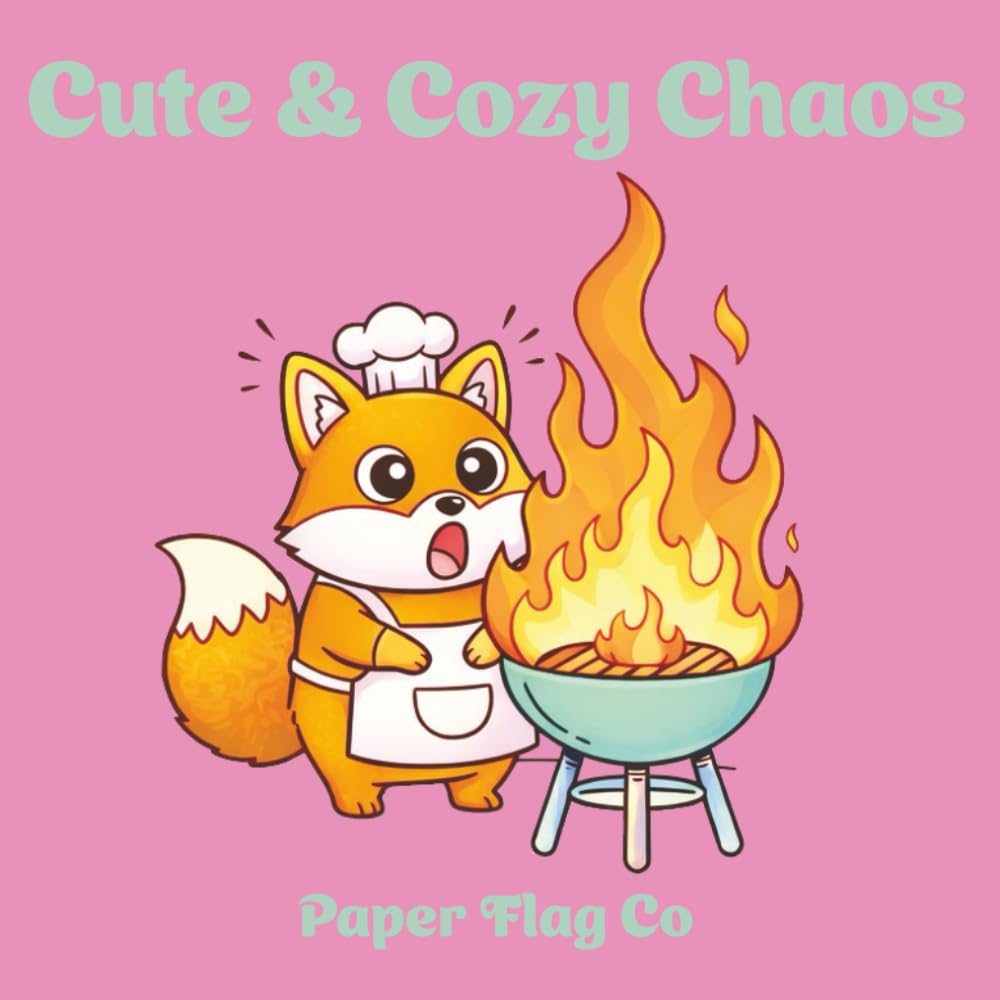 Cute and Cozy Chaos: An Adult Coloring Book of Adorable Animals in Wildly Hilarious Disasters: Perfect for Stress Relief and Creative Fun