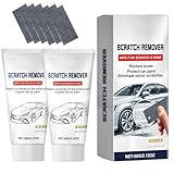 Kit de pasta de reparación de arañazos de coche, 60 g x 2 nanomalías para coche, original con 12 nano paño, kit de cera para pulir vehículos, kit de reparación de coches para diferentes superficies