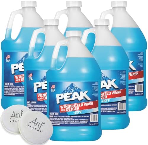 ANF BRANDS (6 Pack) PEAK PWN0H3 -20°F Windshield Washer Fluid Sponge