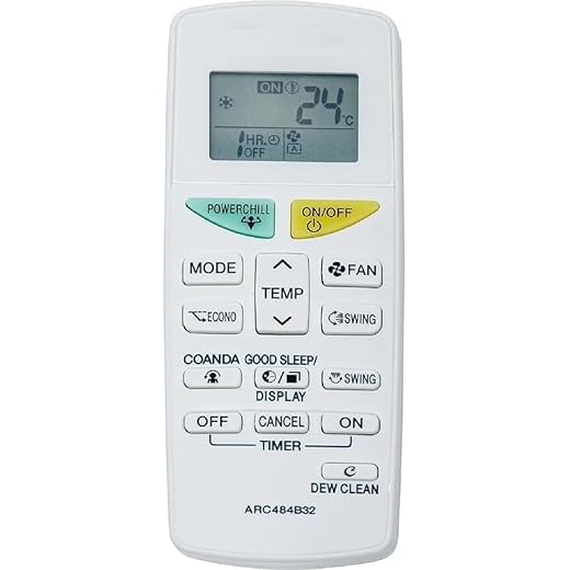 5 Year Warranty AC Remote Compatible for Daikin Inverter Spl