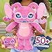 Disney Stitch Angel Many Moods 14-inch Interactive Plush, 50+ Sounds & Effects, Expressive LCD Eyes Show Her Moods, Toy for Fans, Girls, Boys, Kids 3 and Up by Just Play
