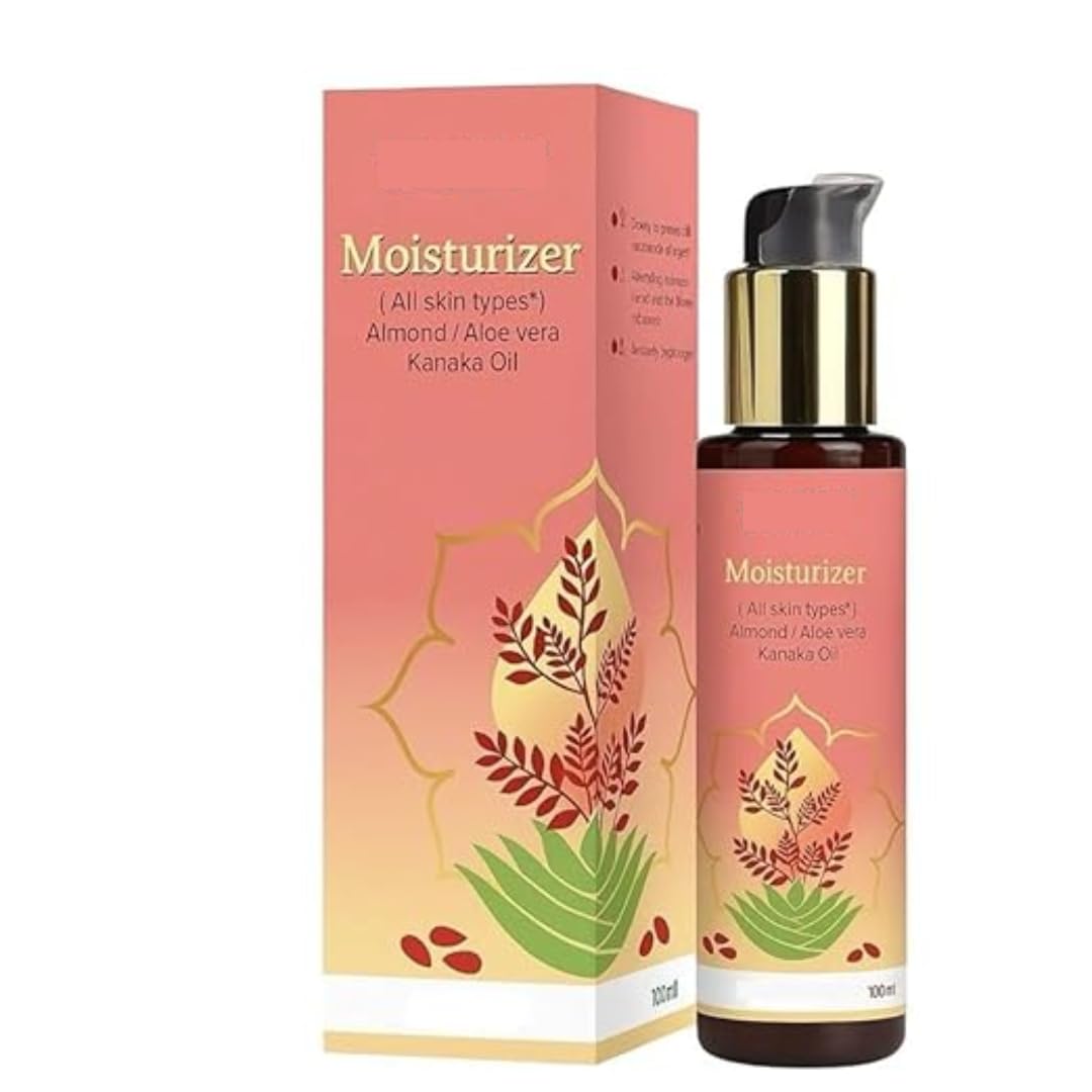 Vritilife Moisturizer with Almond, Aloe Vera and Kanaka Oil for All Skin Types, 100ml by Hillcraft-image-19