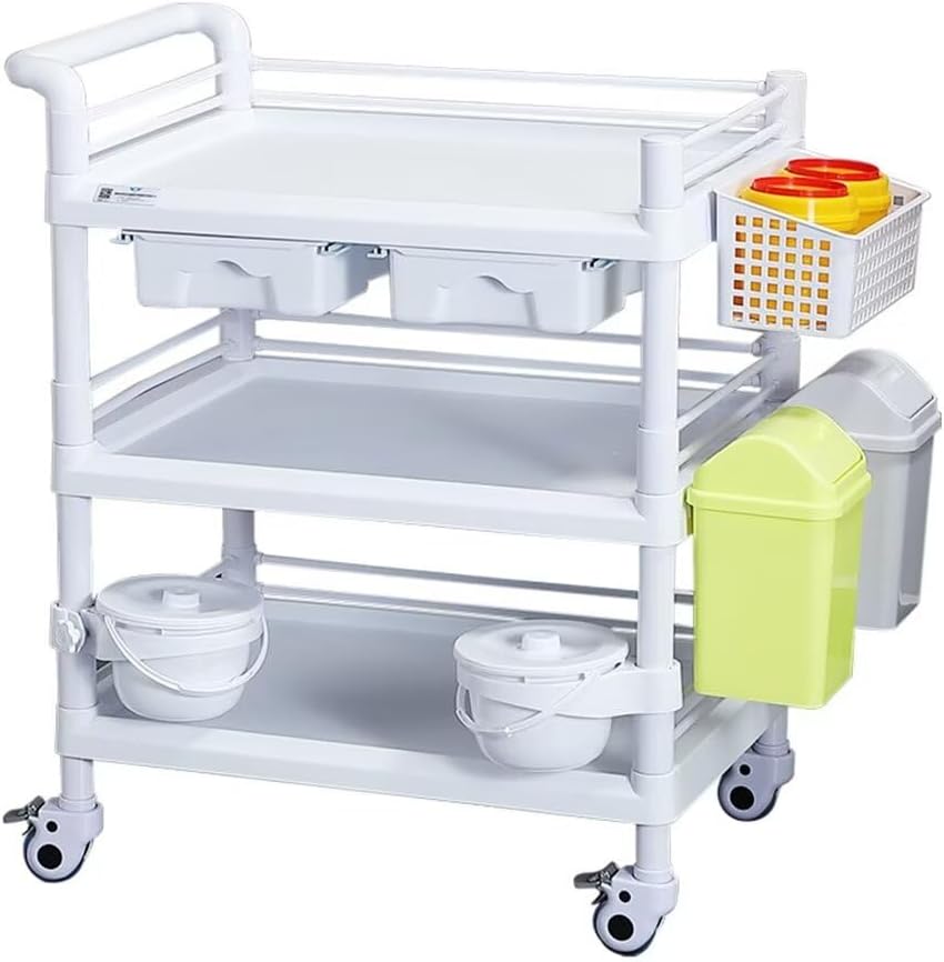 たっぷり収納コスメワゴン／リボン＆クリスタル取っ手 直送】たっぷり収納コスメワゴン／リボン＆クリスタル取っ手｜かわいい