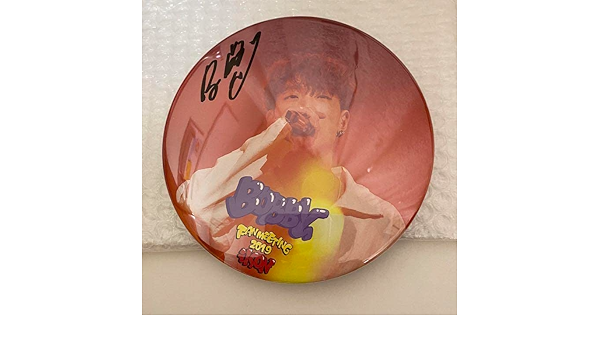 iKON バビ BOBBY 直筆サイン入り 缶バッジ