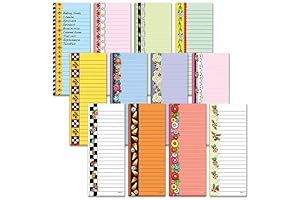 Mary Engelbreit Seasonal Magnetic Notepad Set - 12 Mini Memo Pads, 12 Designs