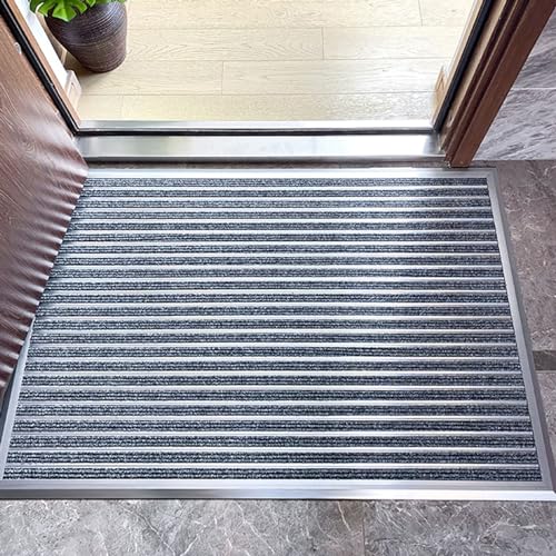 Alfombrillas de barro resistentes, absorbentes para interiores, para entradas, patios y garajes, ideal para dueños de perros para mantener los suelos limpios y evitar el desorden, diseño