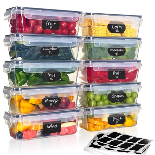 Goldeluxe 10 X 1L Boite Conservation Alimentaire, Boite...
