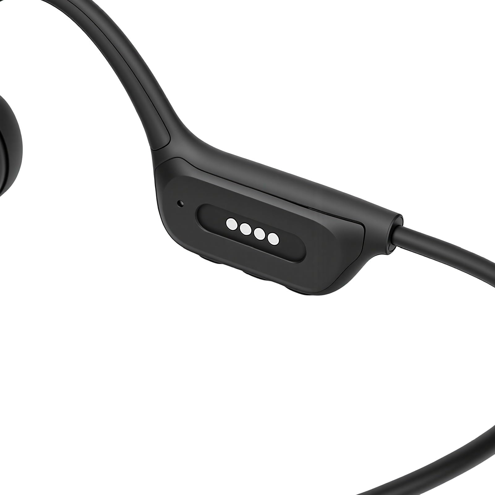 Cuffie a Conduzione Ossea, Auricolari Aperti Impermeabili, Lettore MP3 da 32 GB Cuffie Sportive Auricolari per Corsa Ciclismo Camminata Allenamento Palestra Sport All'aria (BLACK)