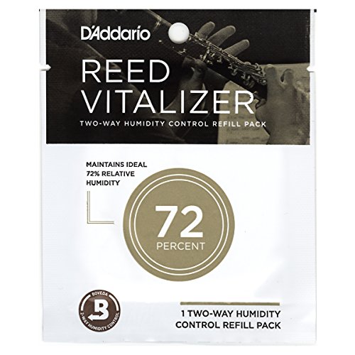 D&rsquo;Addario Woodwinds Reed Vitalizer Humidity Control - Single Refill Pack, 72% Humidity