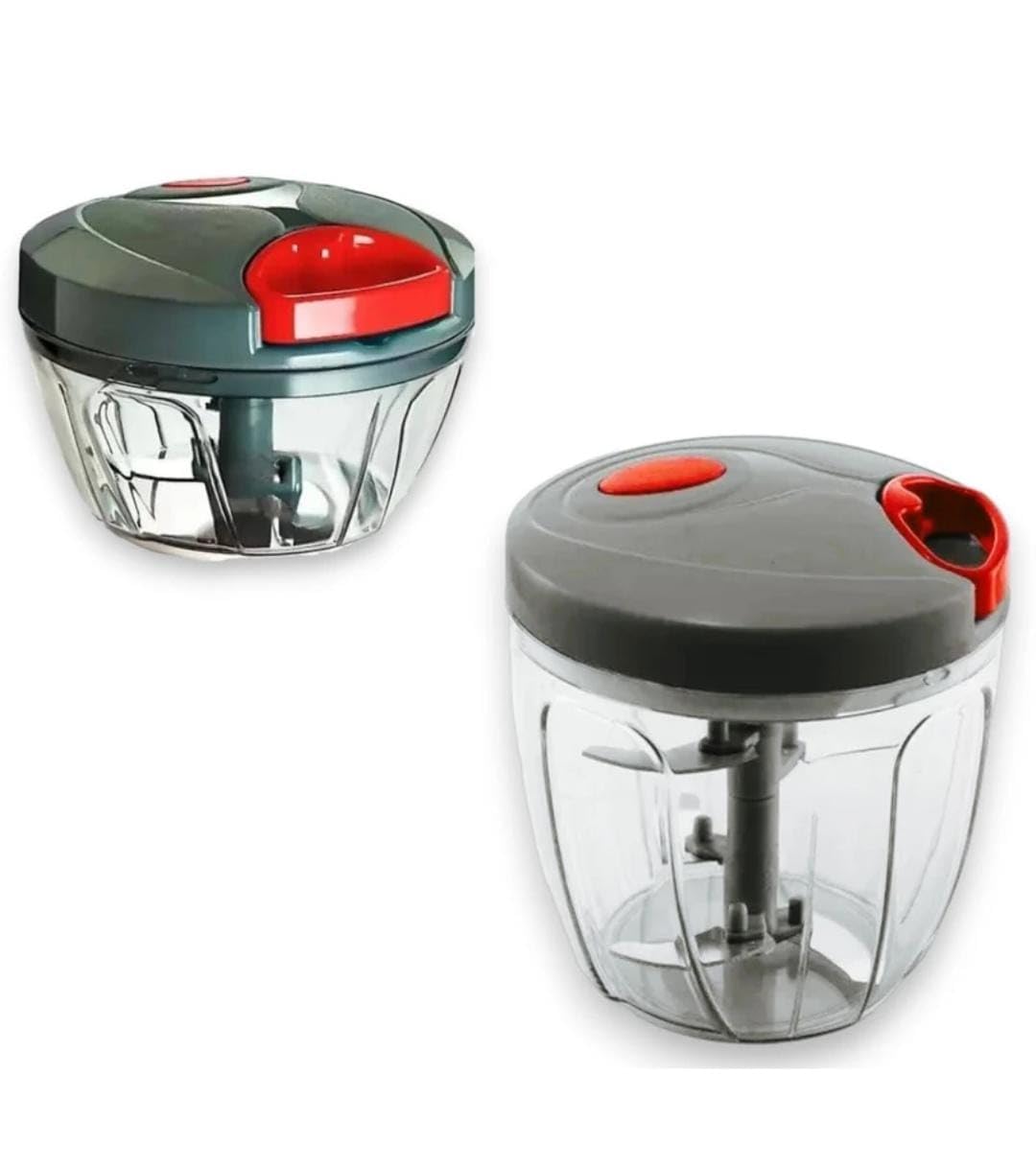450ML + 1000ML Combo of Standard Handy Pro Chopper (1000 ml) and Compact Chopper Cutter Mixer (450 ml) with Stainless Steel Blades and(Pack of 2) Manual Choppers & Chippers.|PRI-P4623-image-42