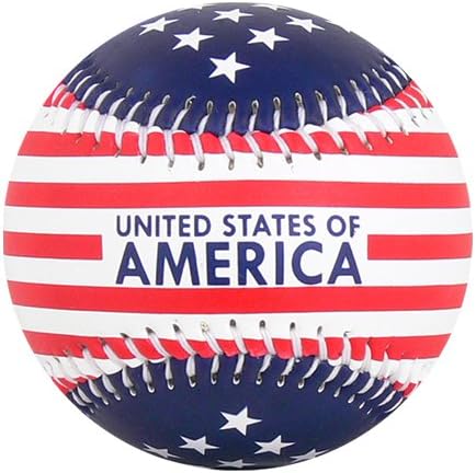 EnjoyLife IncUSA Stars & Stripes Patriotic Souvenir Baseball