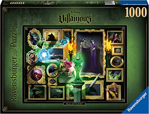 Ravensburger Puzzle 1000 Piezas, Villainous, Maléfica, Puzzle Disney, Rompecabezas...