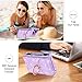 Casewind for Samsung Galaxy Z Flip 6 Case with Card Holder+Ring Kickstand, Sparkle Glitter Crossbody Wallet Case, Wristlet Strap PU Leather Shockproof Protective Case for Galaxy Z Flip 6, Purple