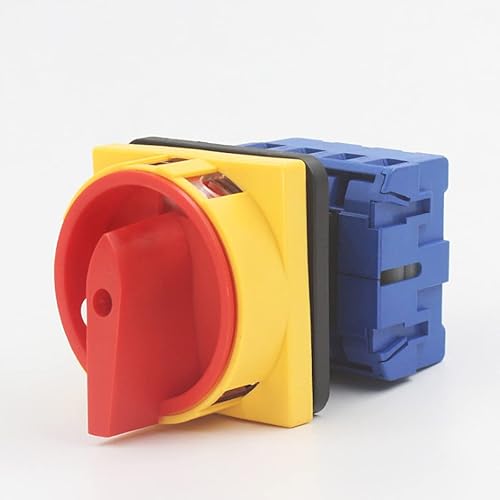 Miniatura 9 de Interruptor selector de cambio universal, interruptor de transferencia de energía, 2 posiciones, motor LW30-404P 380V 40A, generadores de bomba de