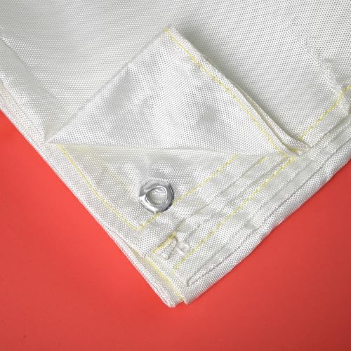 Image of SecureGuard Fire Blanket, Fiberglass Protection Emergency Fire Blanket for Home, Kitchen, Car, School, Office | Flame Retardant Safety Blanket for Fire Rescue (40 L x 40 W Inch, Pack of 10)