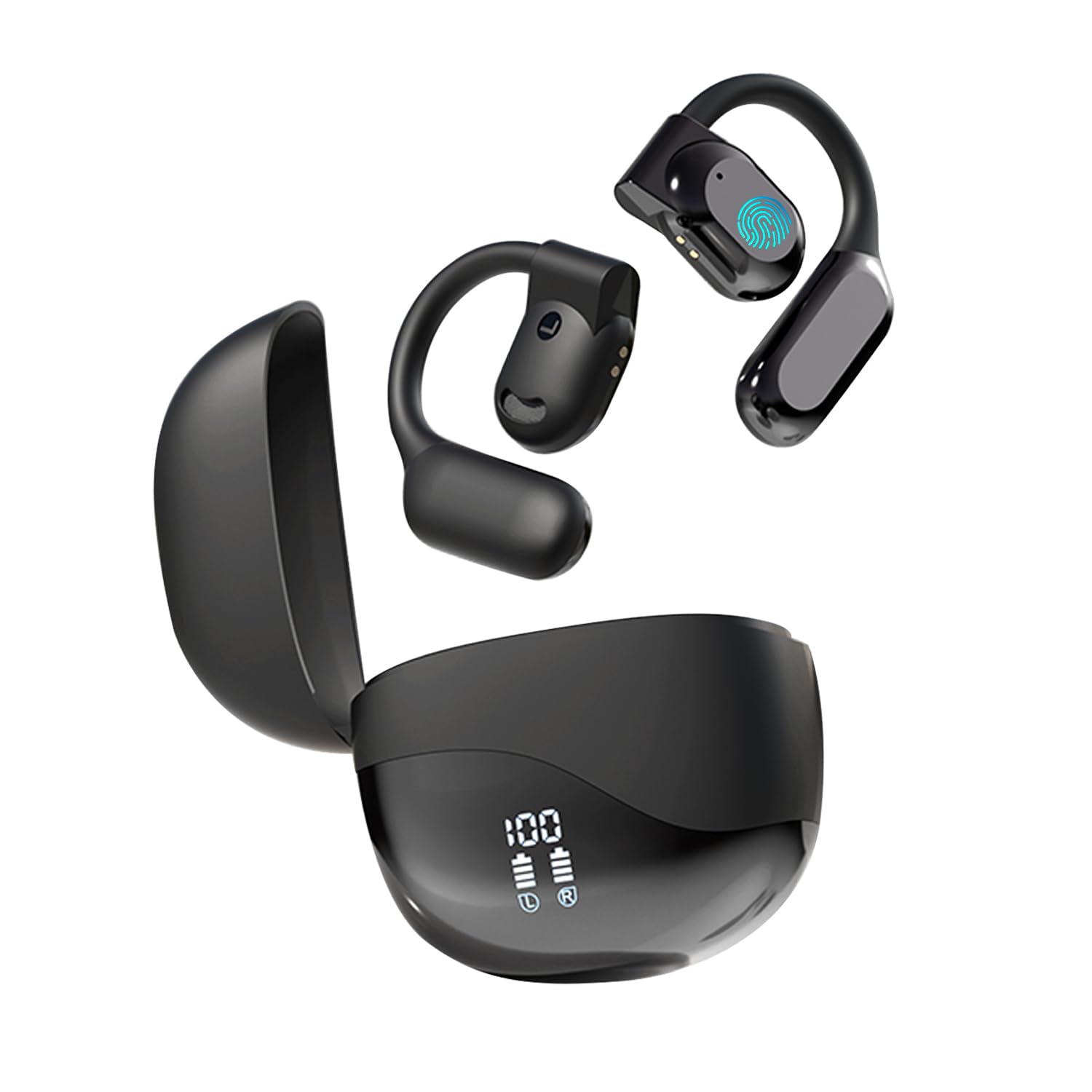 翻訳イヤホン リアルタイム、AI言語翻訳イヤホン、60時間バッテリー寿命 翻訳イヤホン OWS 旅行用144言語(グレー) Amazon.co.jp: AI OWS トランスレーター イヤホン リアルタイム 翻訳