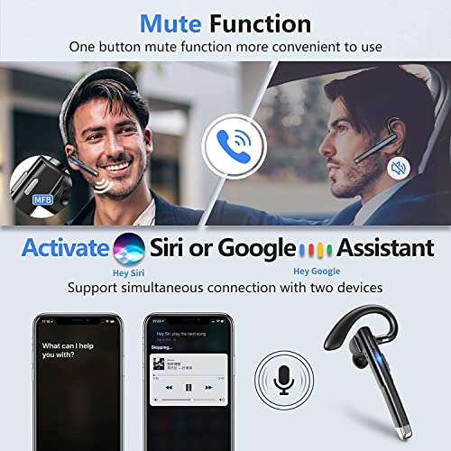 Audífono Bluetooth Inalámbrico Single V5.3 con Micrófono miniatura 2