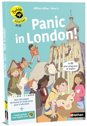 Panic in London! - Collection Bubble up : les BD pour apprendre et réviser l'anglais / niveau débutant (A1 / A2)