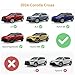 Autekcomma Heavy Duty Roof Rack Crossbar Compatible for Corolla Cross 2023-2026 (Not for L/Hybrid S) Black Matted Max 260lb Loading Weight Anti-Corrosion Aluminum Anti -Theft Locking Mechanism