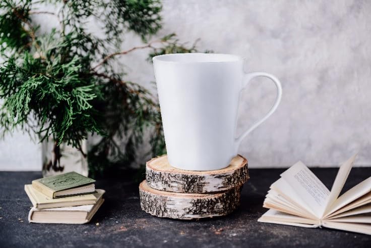 UNICASA Tasses à Café En Porcelaine, Set De 4 Tasses Avec Anse De 530