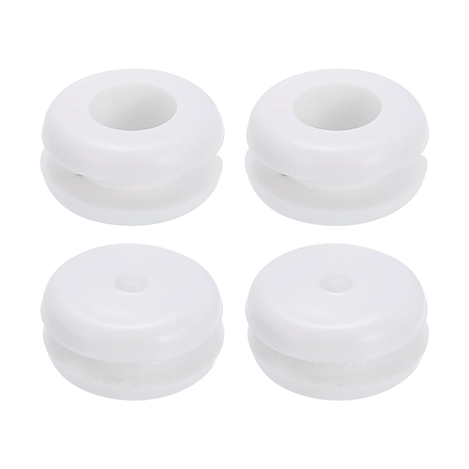 Lot De 6 Passe-Fils Caoutchouc QUARKZMAN 50mm – Bouchons Double Face Ignifuges Pour Câbles, Protection Pare-Feu 42mm Intérieur, Noir
