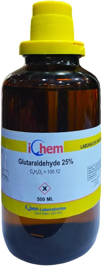 ICHEM Glutaraldehyde 25% W/V 500ml CAS NO 111-30-8 (lab use only)