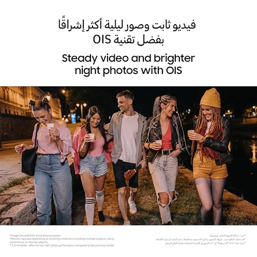 هاتف ذكي سامسونج جالاكسي A17 LTE أندرويد 128 جيجابايت وذاكرة رام 6 جيجابايت أسود مع 6 ترقيات لنظام التشغيل شاشة كبيرة كاميرا بدقة 50 ميجابكسل مع مثبت بصري نسخة محلية