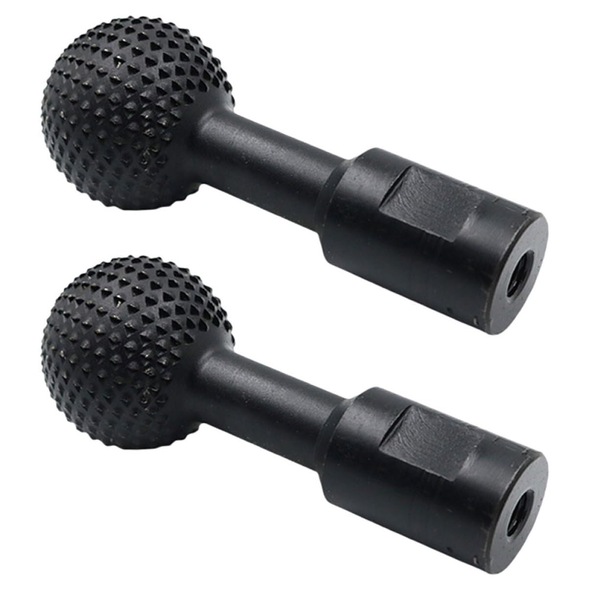 Cabilock 2piezas Brocas Giratorias Accesorio Unidades Para Madera Diseño Esférico