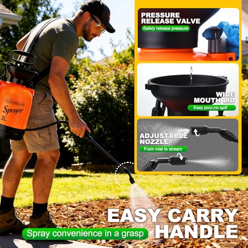 Image of Mulch Glue for Landscaping with Sprayer, 1.3 Gallon Fast-Drying Gravel Glue