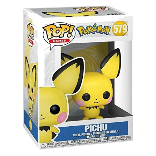 Funko Pop! Games: Pokemon - Pichu, Multicolor,3.75 Inches