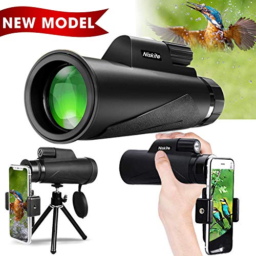 Monocular Telescope for Adult, [Newest 2019] High Power 12x50 Compact Monoculars Scope