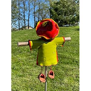 Ceramicgardendecorscarecrowlawnstakeoutdoorstatueperfectuniquegiftsforgardenerswomanmenyardgiftshandmadefrostproof  Urban Country Home Decor Ceramic garden decor scarecrow lawn stake outdoor statue perfect unique gifts for gardeners woman men yard gifts handmade frostproof  urban country home decor