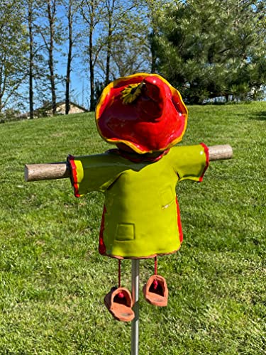 Ceramicgardendecorscarecrowlawnstakeoutdoorstatueperfectuniquegiftsforgardenerswomanmenyardgiftshandmadefrostproof  Urban Country Home Decor Ceramic garden decor scarecrow lawn stake outdoor statue perfect unique gifts for gardeners woman men yard gifts handmade frostproof  urban country home decor