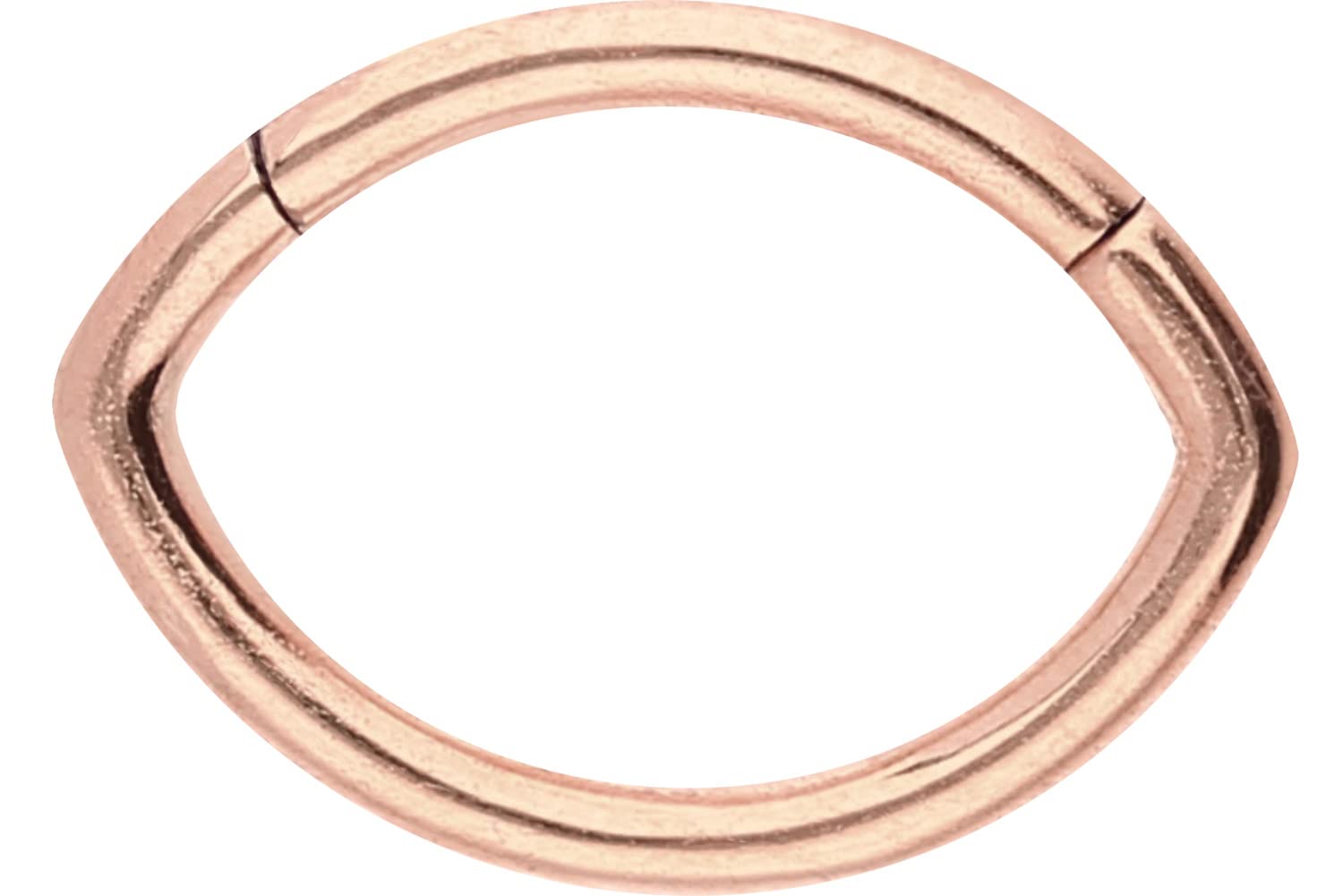 PIERCINGLINE Clicker de acero quirúrgico PIERCINGLINE | Óvalo | Piercing para Septum Tragus Helix | selección de colores