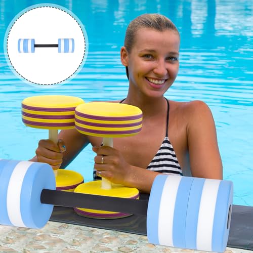 Mancuernas de agua contra el dolor articular en piscina 4