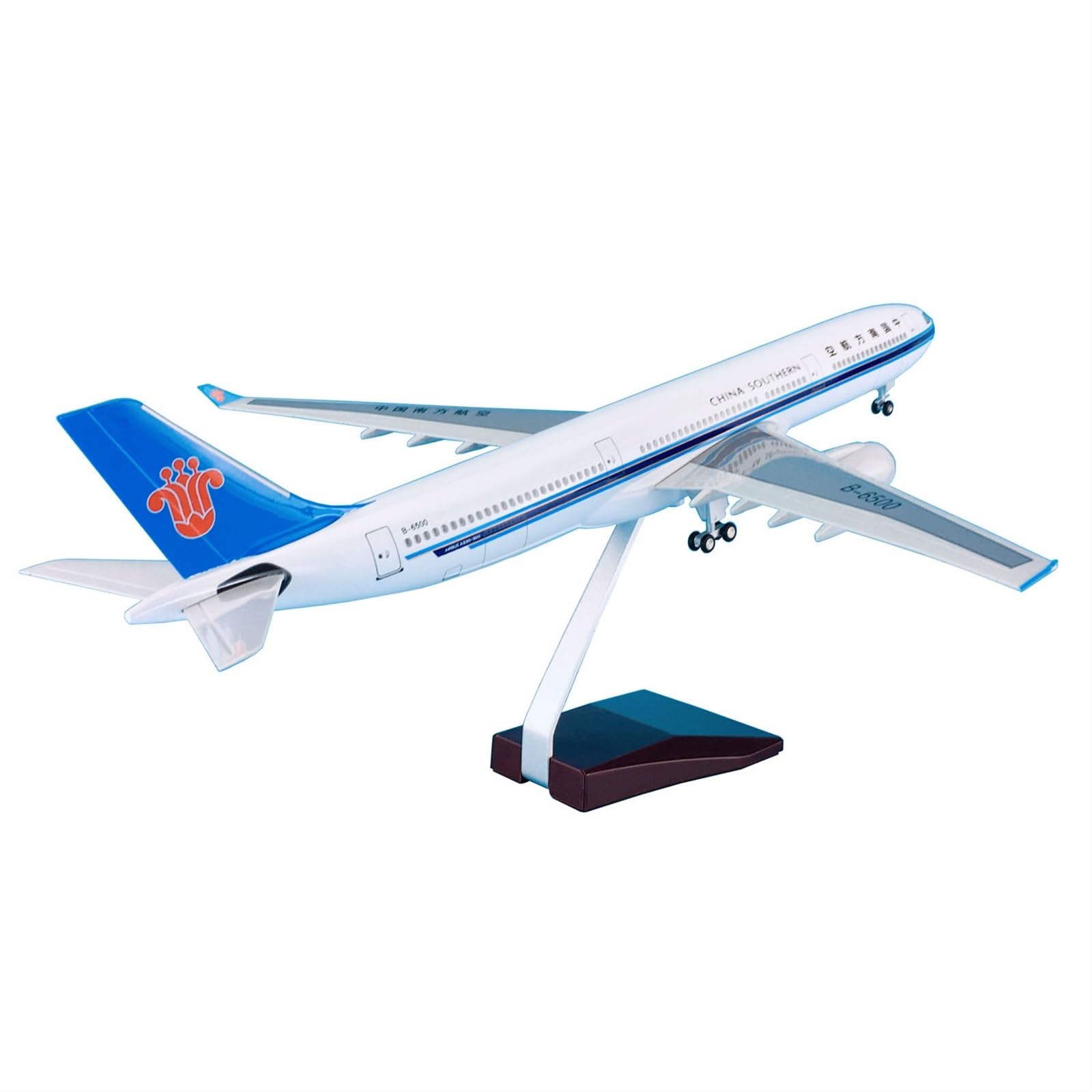 Skopiuj model samolotu 1:135 47cm z kołami i światłem Led samolot samoloty Airbus dla A330-300 chiny kolekcja modeli samolotów południowych