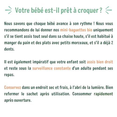 GOOD GOÛT - Mini-Baguettes Tomate Et Basilic - Biscuits Type Gressins Pour Bébé - Dès 12 Mois - Sachet Refermable - 70g - BIO – Image 6