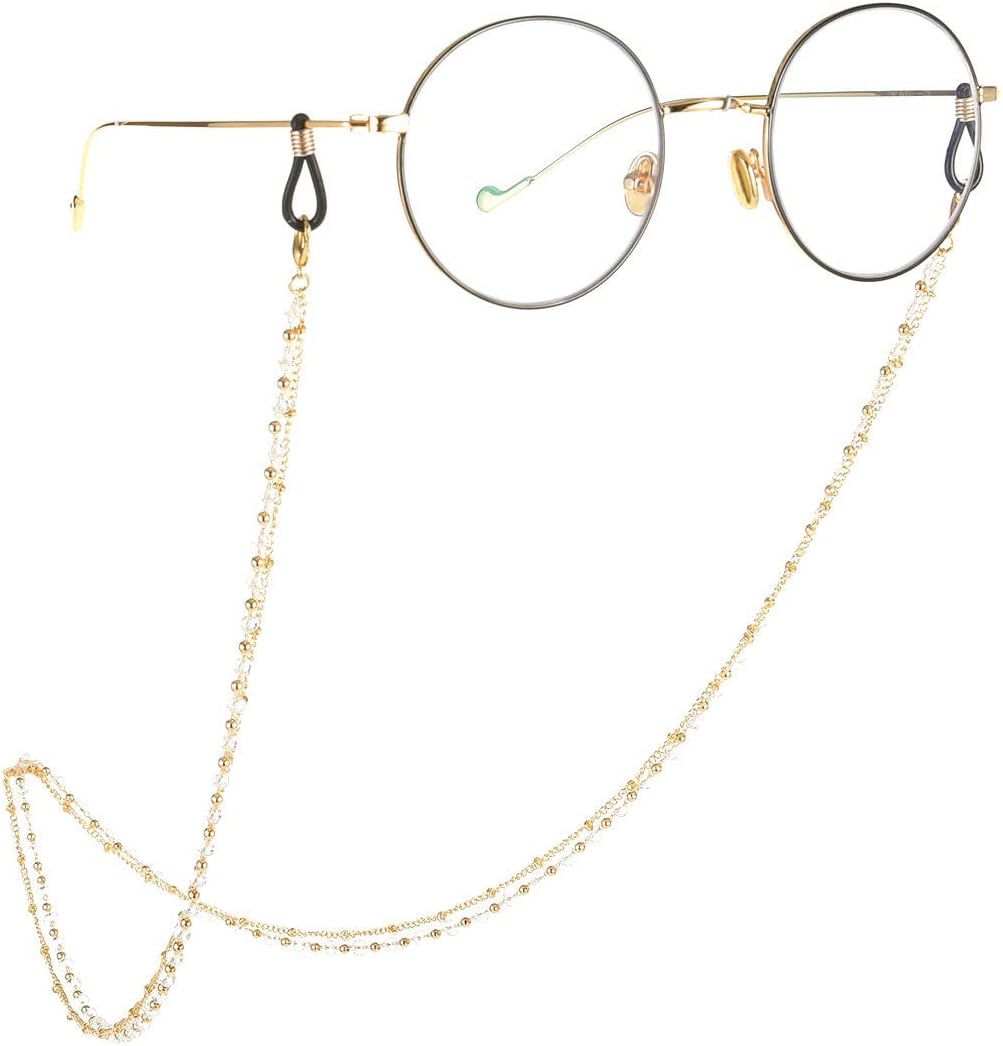 HOOENG Chains Glasses Lanyard for Women Simple Face Mask Lanyard Fashion Eyewear Retainer