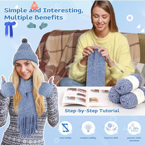 Coopay COOPAYGZM90332 Knitting Kit For Beginners thumb #2