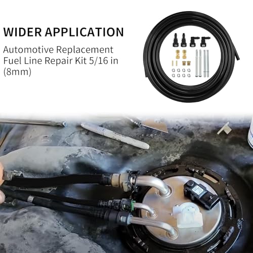 image for MuRealy Automotive Fuel Line Repair Kit - Upgraded 25 Feet of 5/16