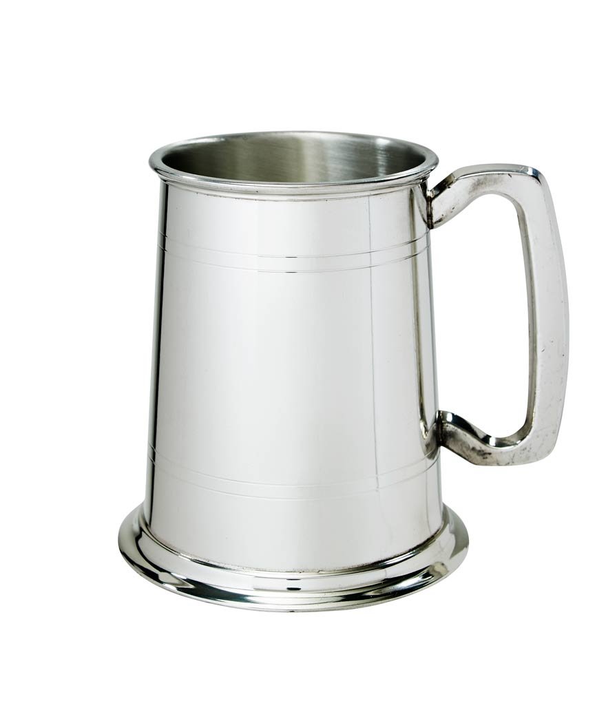 Wentworth Pewter - Standard Double Lined 1 Pint Pewter Tankard