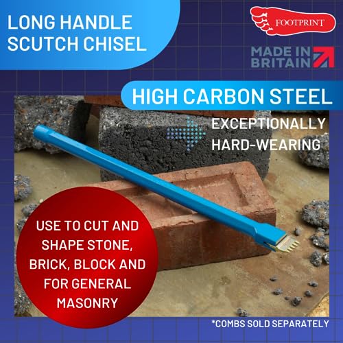 Long Handle 1" Scutch Chisel - Image 4