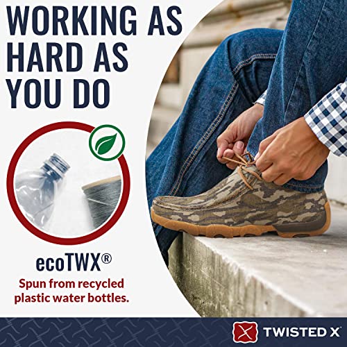 Twisted X Men's Mossy Oak® Casual Chukka Driving Moc, Camo, 10M #TOP2