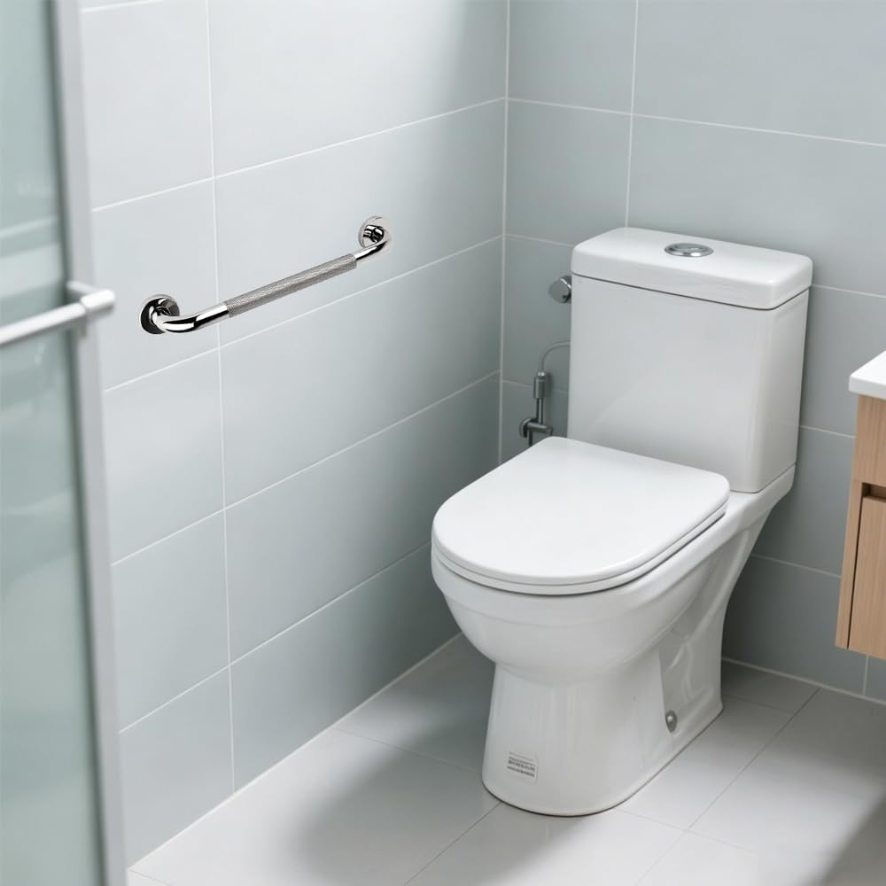 Maniglioni e Barre per Bagno,50cm Maniglia Doccia Antiscivolo,Antiscivolo in Acciaio Inox 304,Maniglione Bagno Disabili,per Anziani,Disabili,Doccia,WC,Vasca