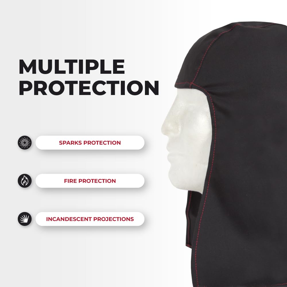 TEXFIRE Capucha Ignífuga Soldador Apta Máscaras Transpirable