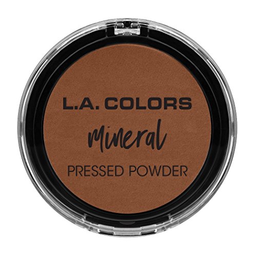 Image of L.A. COLORS Mineral Pressed Powder, Ebony CMP384