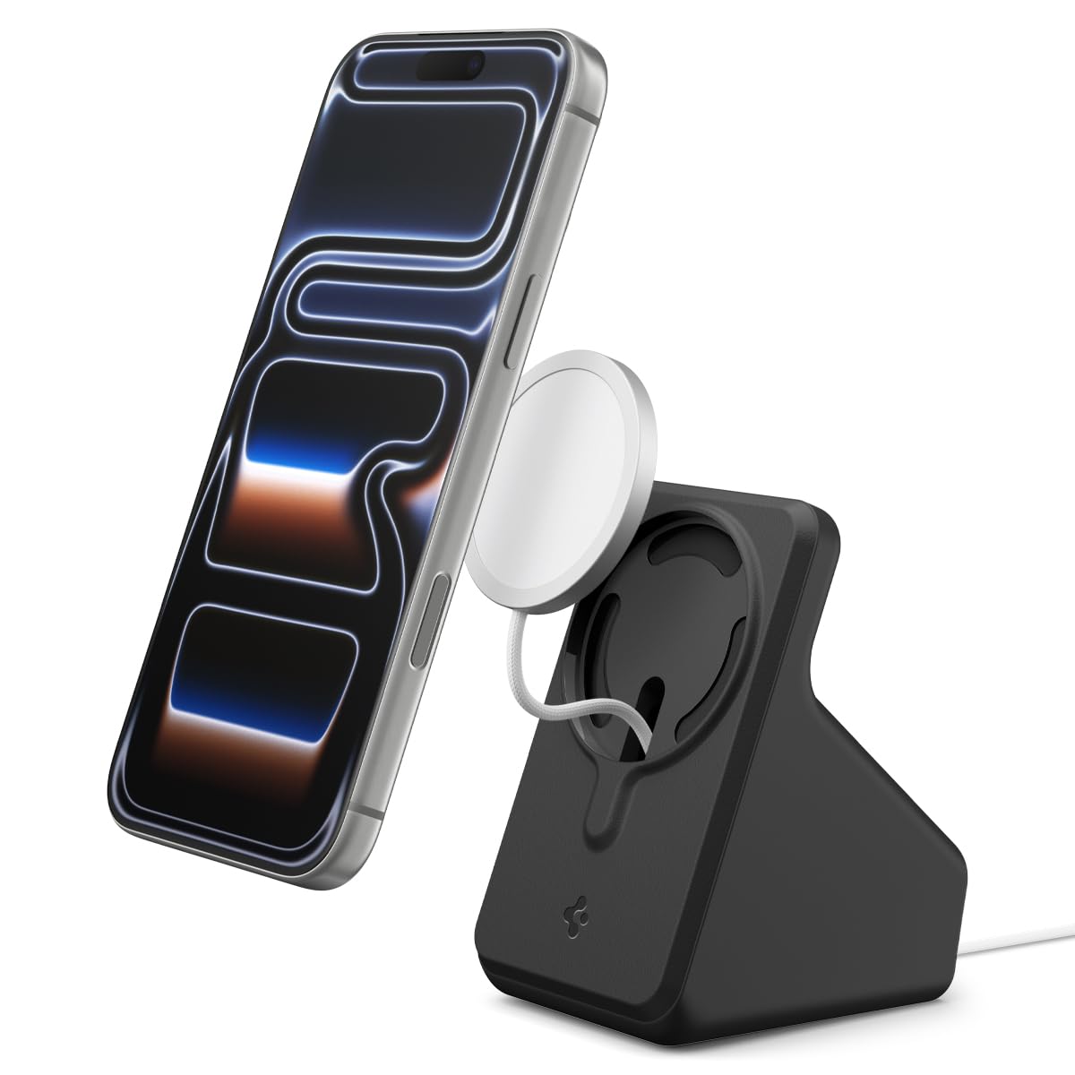Amazon | Spigen iPhone MagSafe 充電スタンド (2024年充電器対応