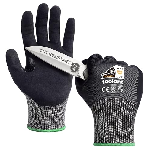 toolant ComfyCut A4 Cut Resistant Work Gloves...