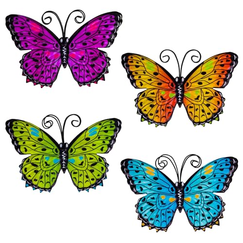 Papillon en métal décoration murale haut de gamme pour l'ornement de votre chambre